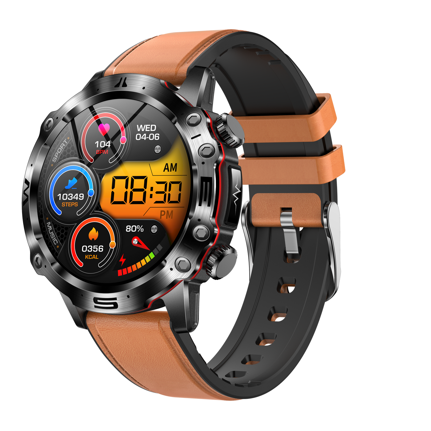 Advanced Fitness Smartwatch | Heart Rate, BP, Health Tracker