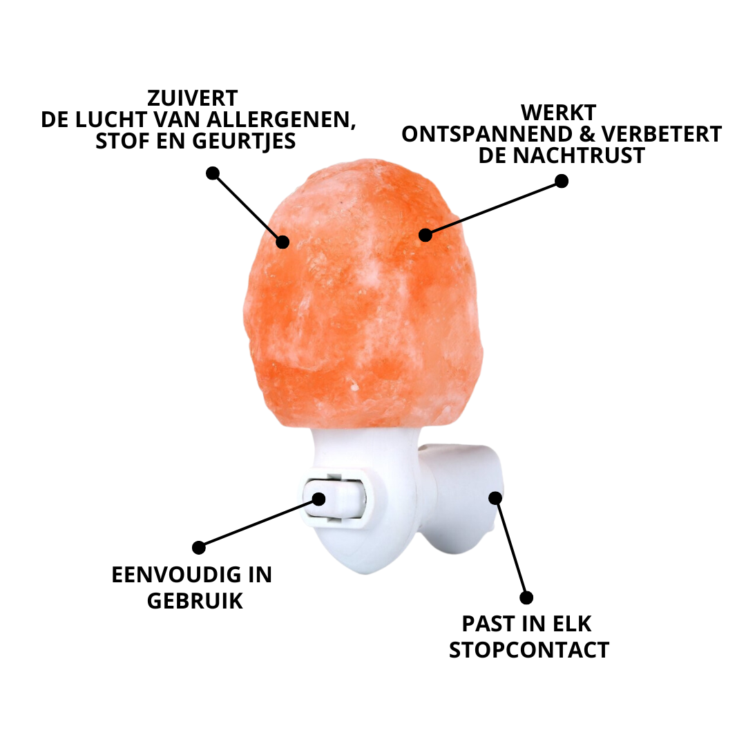 Natural Himalayan Salt Desk Lamp for Calm Ambiance