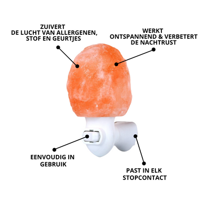 Natural Himalayan Salt Desk Lamp for Calm Ambiance