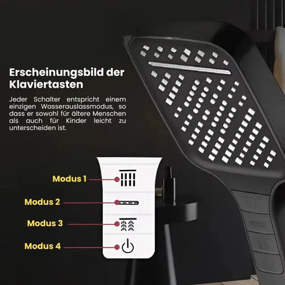 Powerful Shower Head with 7 Settings and Pause Button