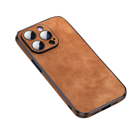 Durable Leather iPhone Case with Shockproof Protection Cover - Fesara