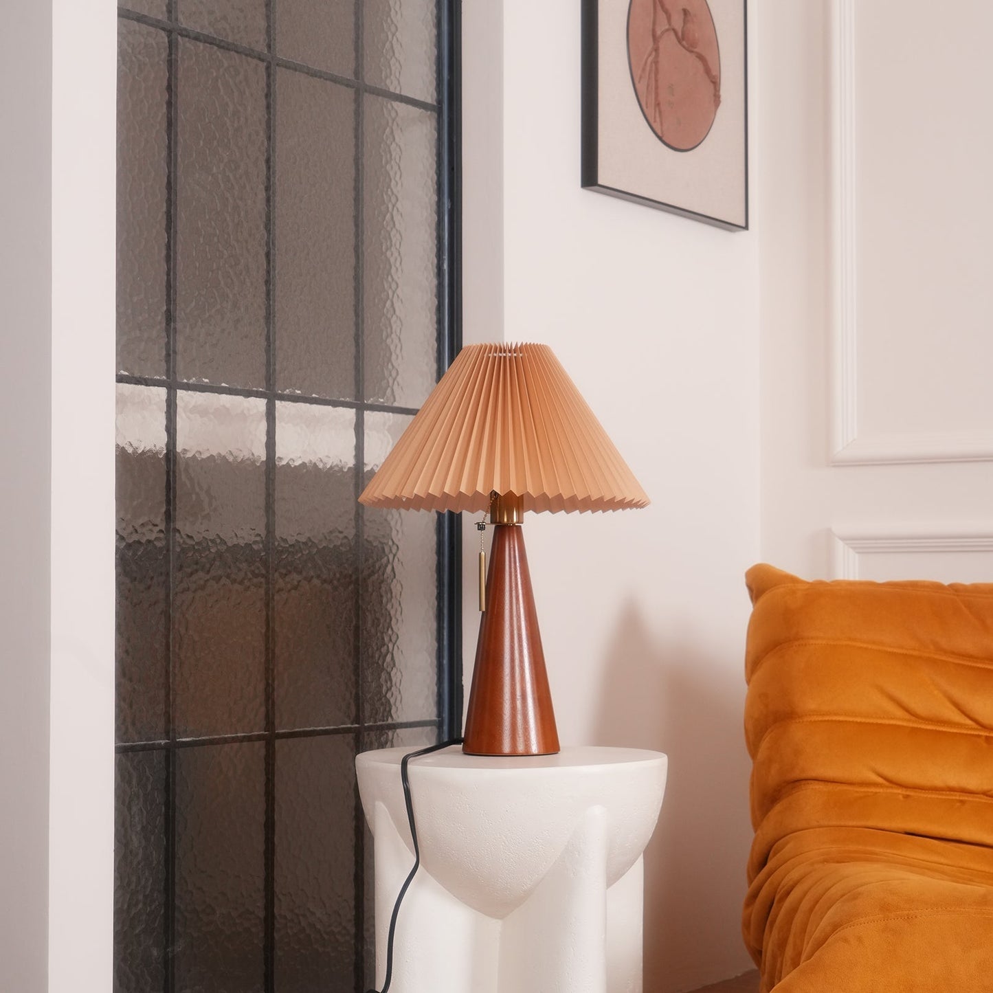 Classic Wooden Desk Table Lamp