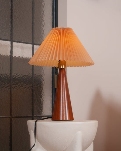 Classic Wooden Desk Table Lamp