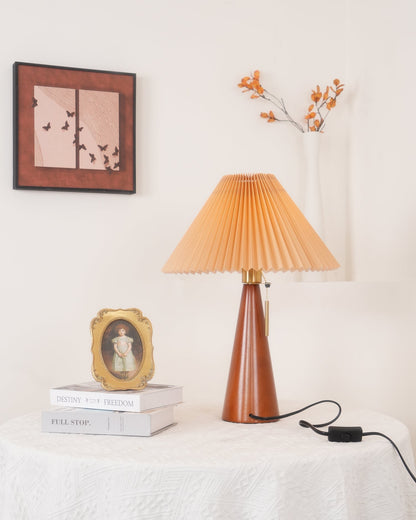 Classic Wooden Desk Table Lamp