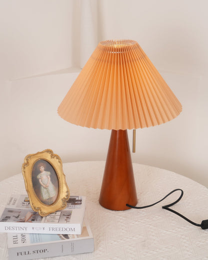 Classic Wooden Desk Table Lamp