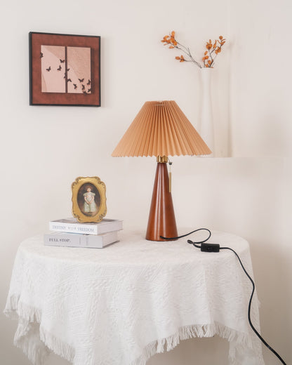 Classic Wooden Desk Table Lamp