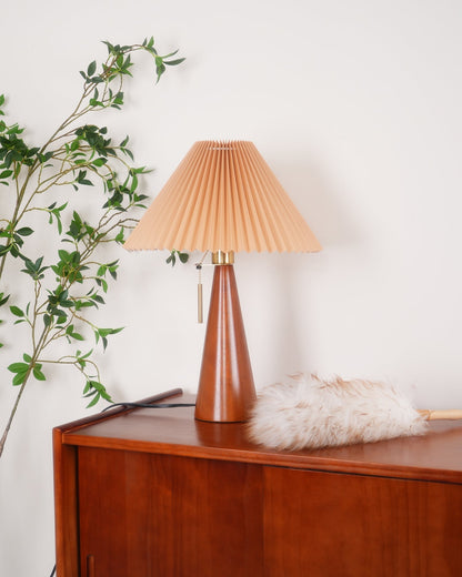 Classic Wooden Desk Table Lamp