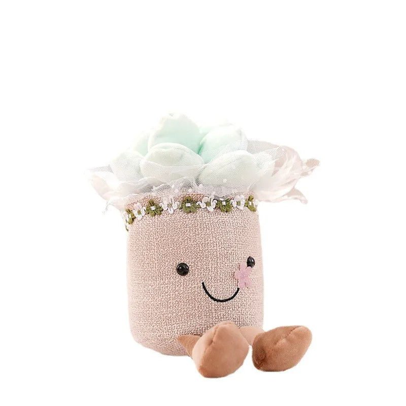 Colorful Floral Plush Buddy