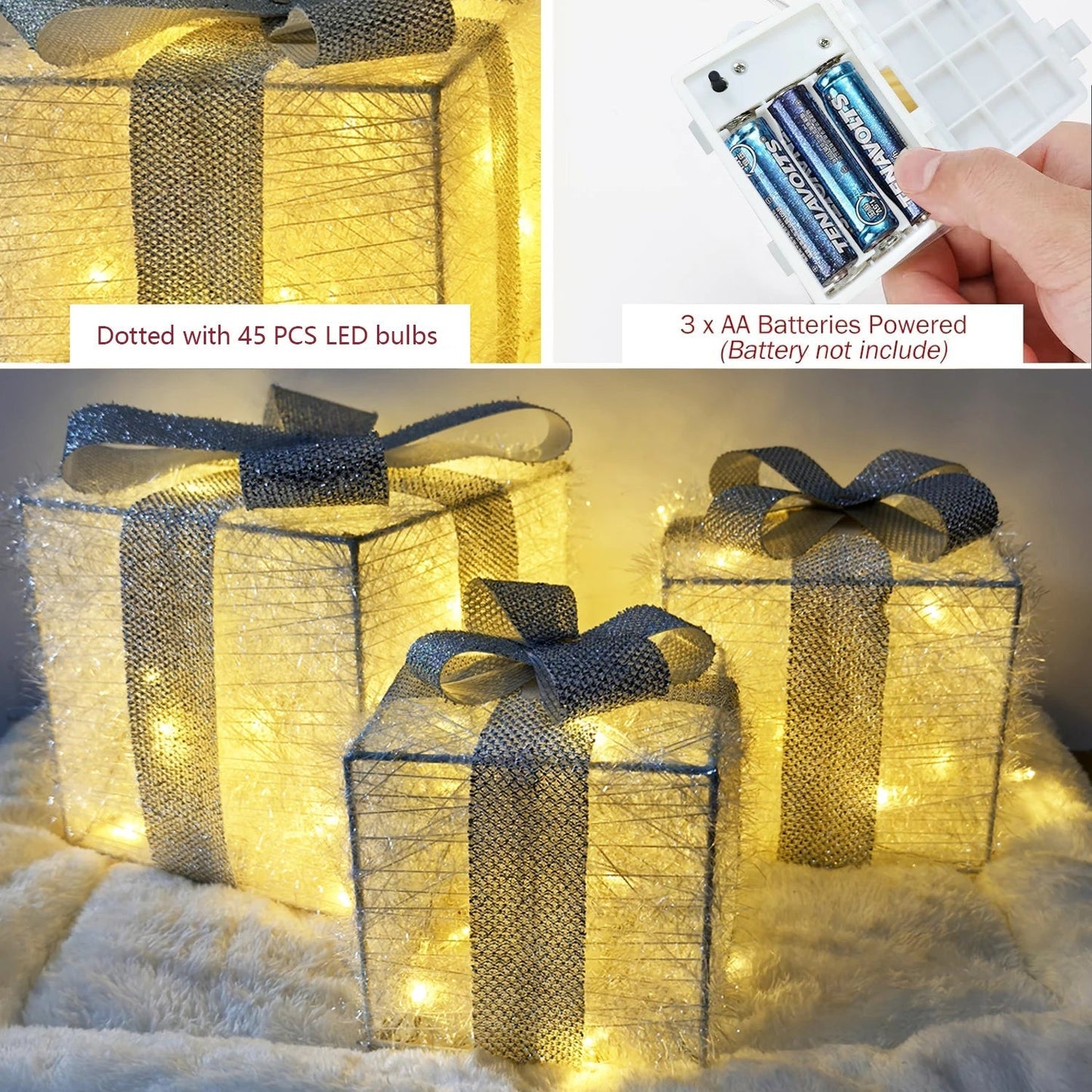 HolidayPresents | LED Gift Box Decorations 1