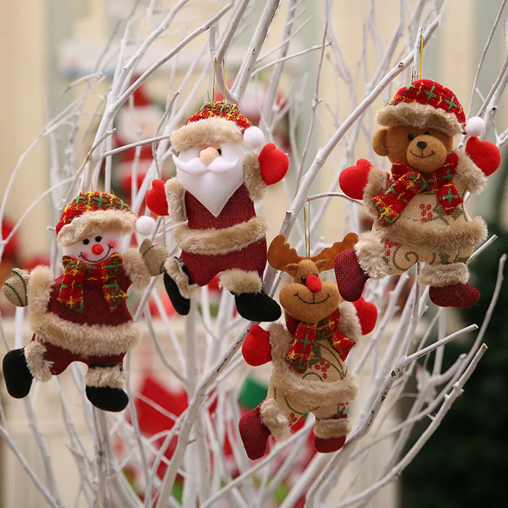 HolidaySpark – Set of 4 Shiny Christmas Ornaments 1