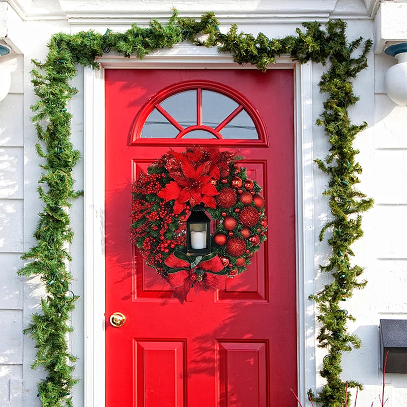 Festive Glitter Pine Christmas Decor - Fesara