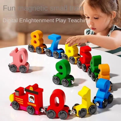 Fun Wooden Number Train Toy for Kids