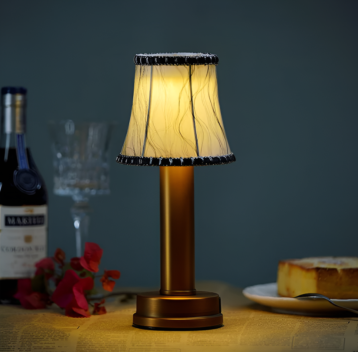 Classic Adjustable Metal Desk Lamp with Soft Shade