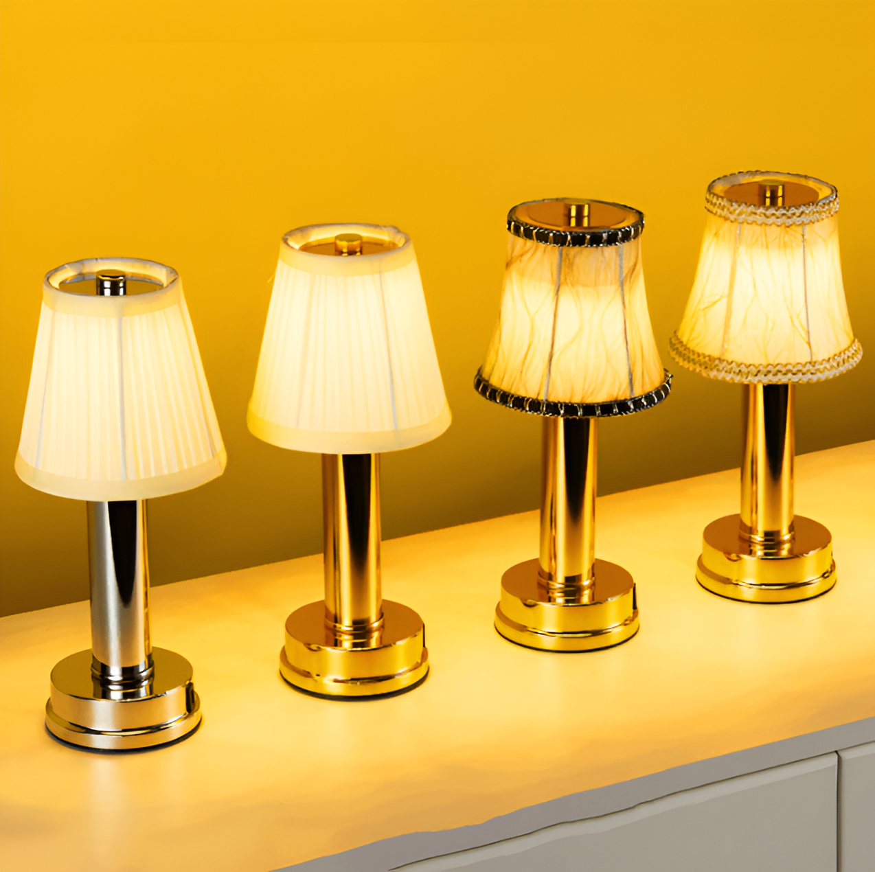 Classic Adjustable Metal Desk Lamp with Soft Shade