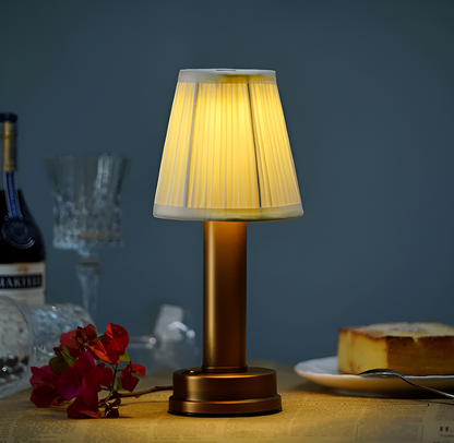 Classic Adjustable Metal Desk Lamp with Soft Shade