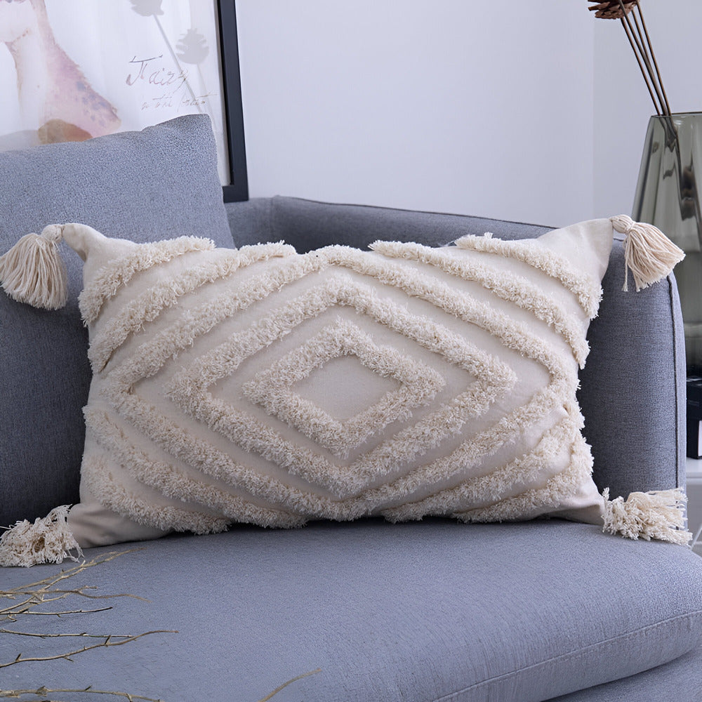 Fesara | Bohemian Cotton Throw Pillow Cover