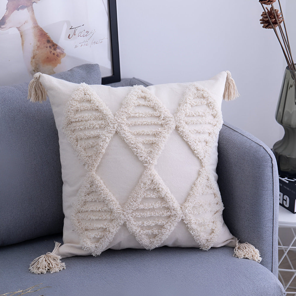 Fesara | Bohemian Cotton Throw Pillow Cover