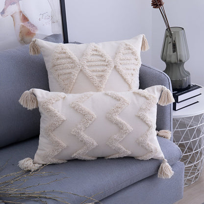 Fesara | Bohemian Cotton Throw Pillow Cover