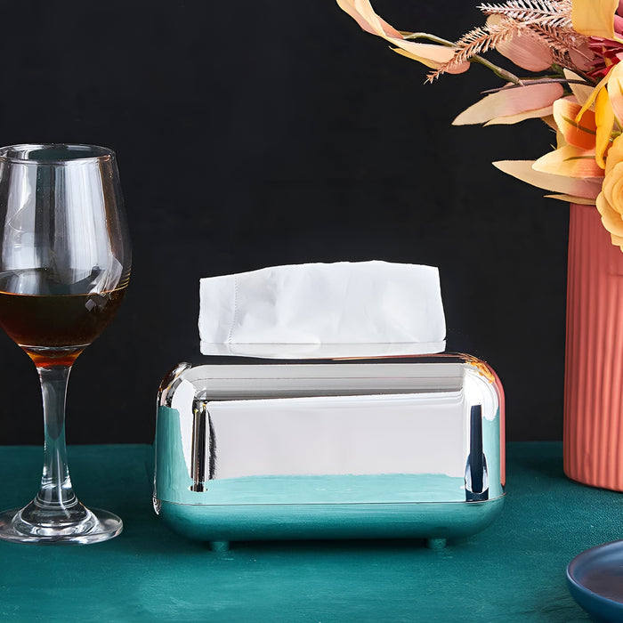 Premium Gold Tissue Box Cover
