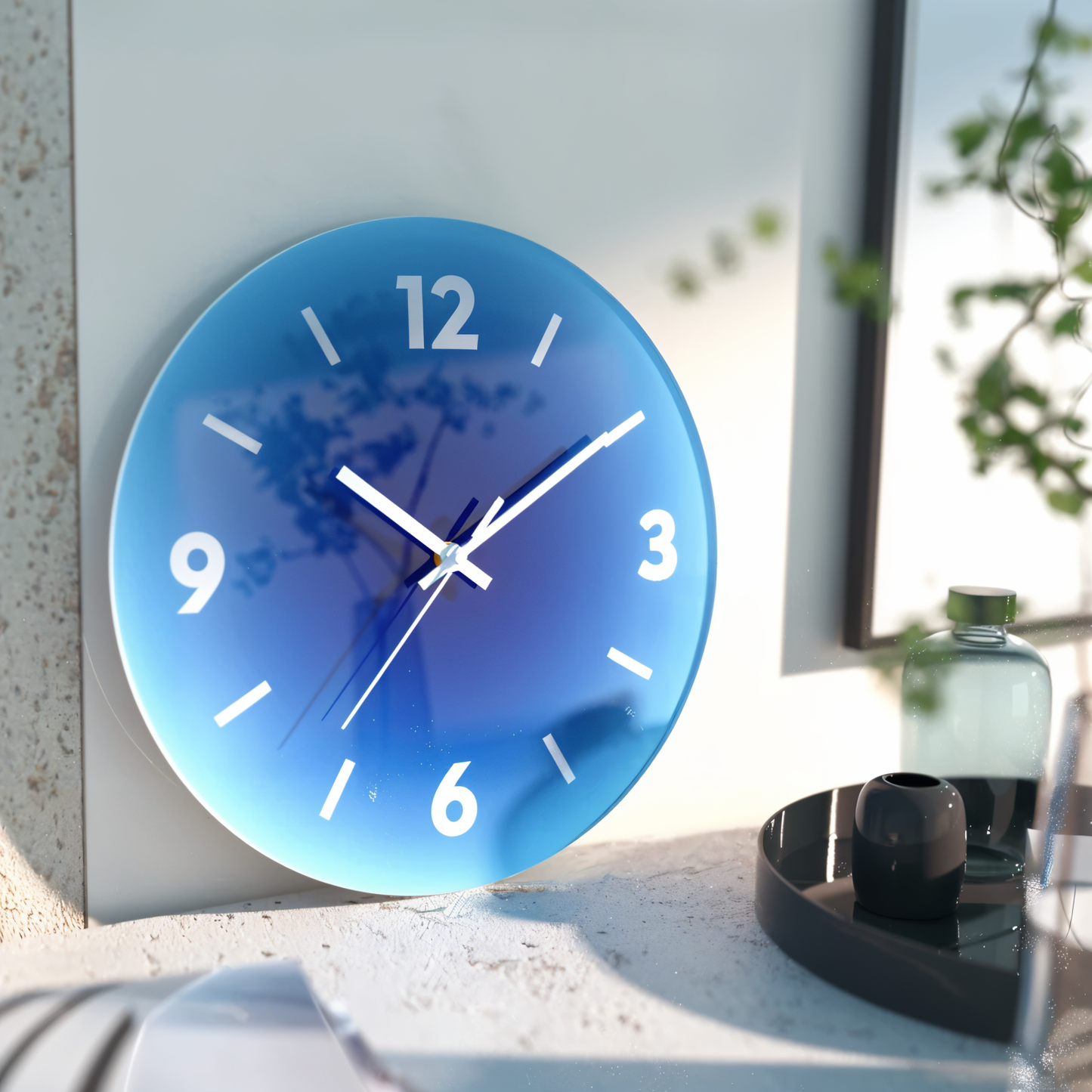 Colorful Silent Round Wall Clock
