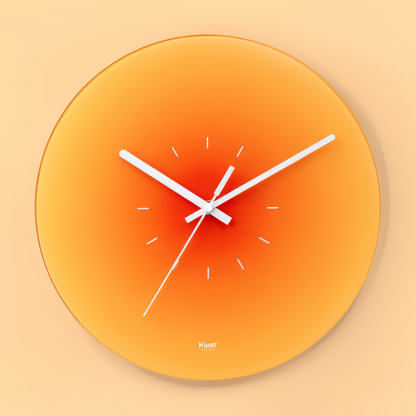 Colorful Silent Round Wall Clock