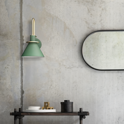 Modern LED Wall Light with Unique Trumpet Shape