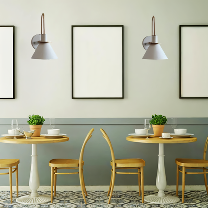 Modern LED Wall Light with Unique Trumpet Shape
