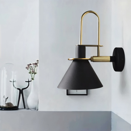 Modern LED Wall Light with Unique Trumpet Shape