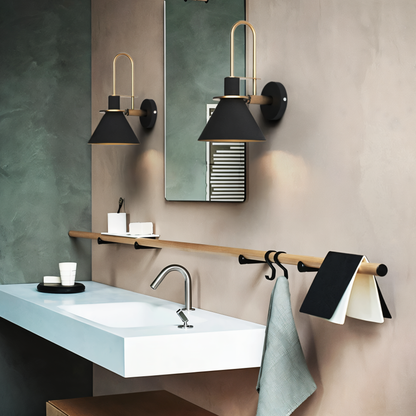 Modern LED Wall Light with Unique Trumpet Shape