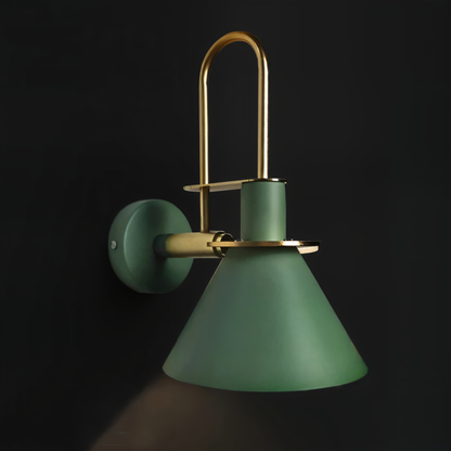 Modern LED Wall Light with Unique Trumpet Shape