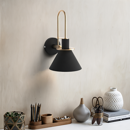 Modern LED Wall Light with Unique Trumpet Shape - Fesara