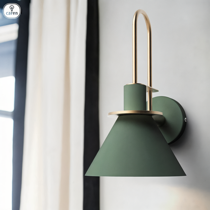 Modern LED Wall Light with Unique Trumpet Shape