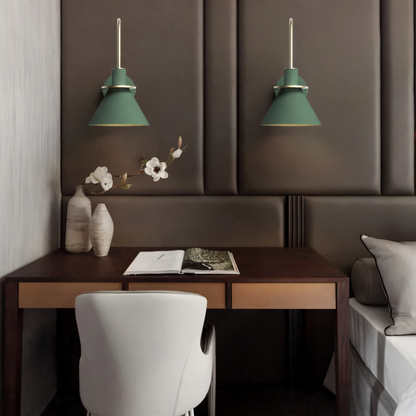 Modern LED Wall Light with Unique Trumpet Shape
