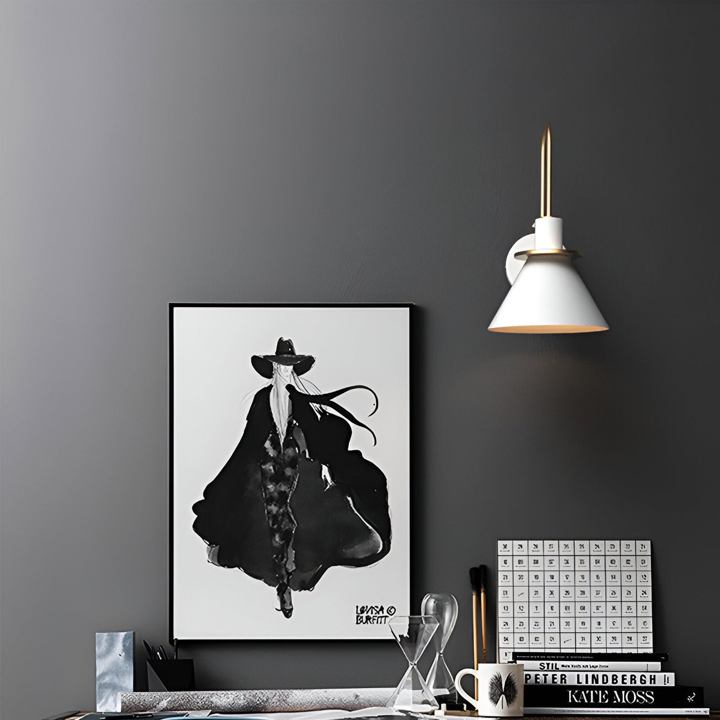 Modern LED Wall Light with Unique Trumpet Shape