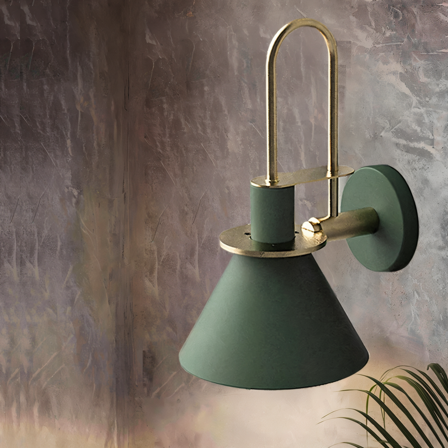 Modern LED Wall Light with Unique Trumpet Shape