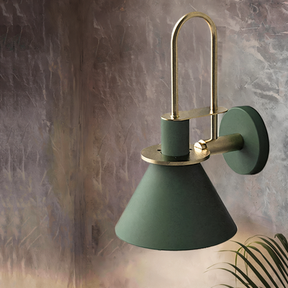 Modern LED Wall Light with Unique Trumpet Shape