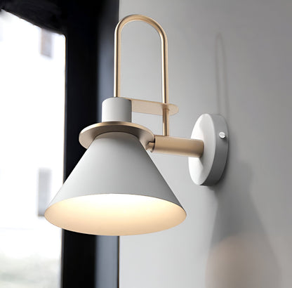Modern LED Wall Light with Unique Trumpet Shape
