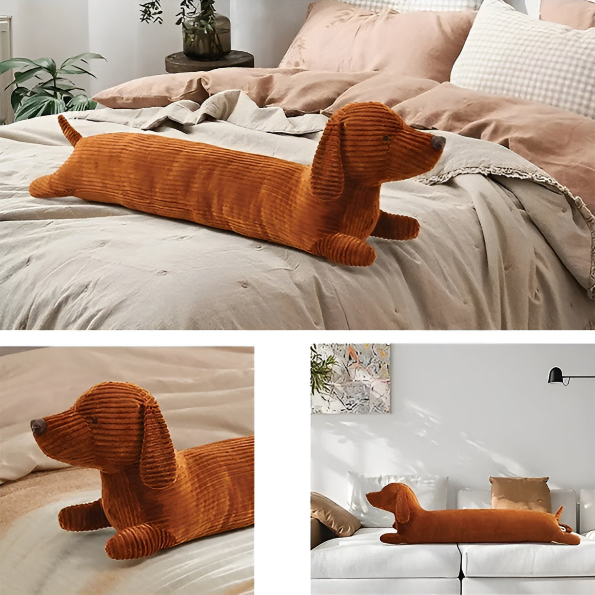Soft Dog Shaped Support Pillow