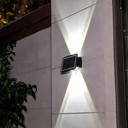 Outdoor Waterproof Solar Powered Wall Lamp