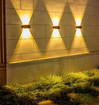Outdoor Waterproof Solar Powered Wall Lamp