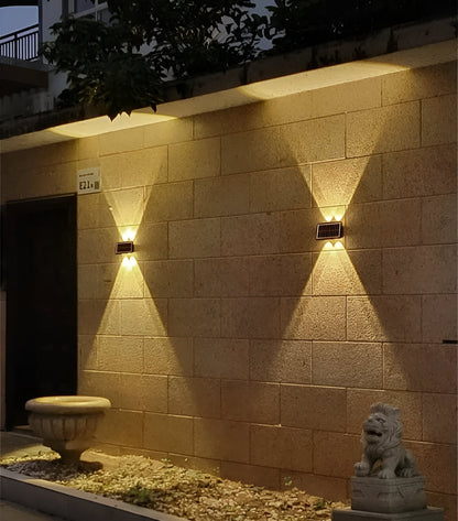 Outdoor Waterproof Solar Powered Wall Lamp