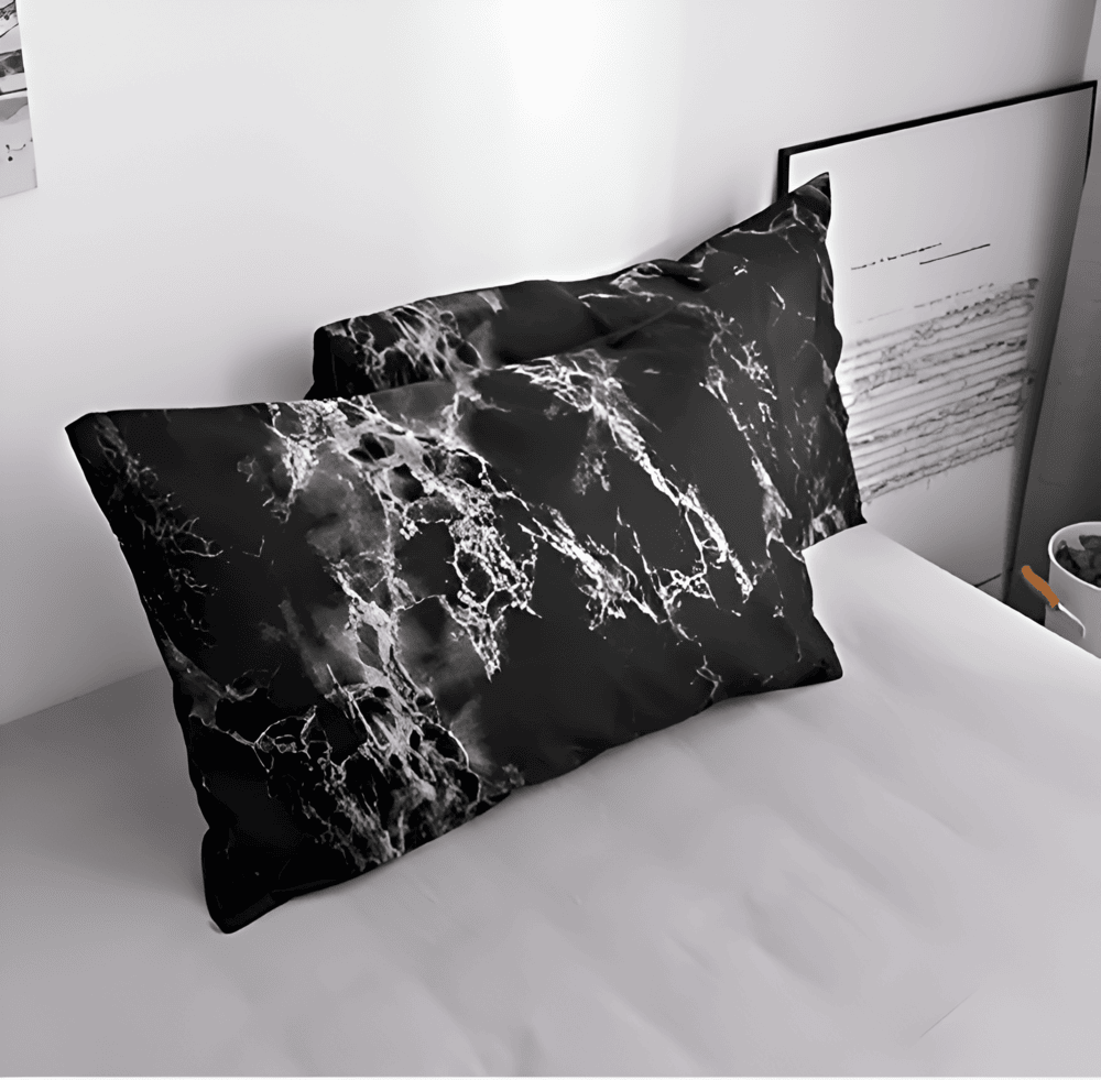 Elegant Marble Pattern 3-Piece Bedding Set