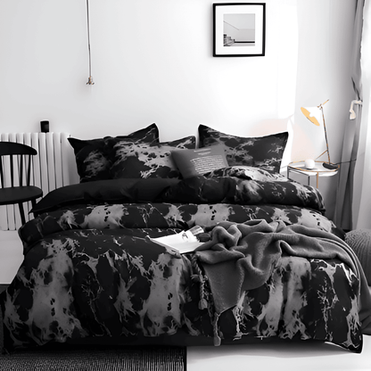 Elegant Marble Pattern 3-Piece Bedding Set