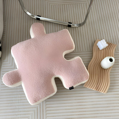 Vibrant 3D Jigsaw Pillow