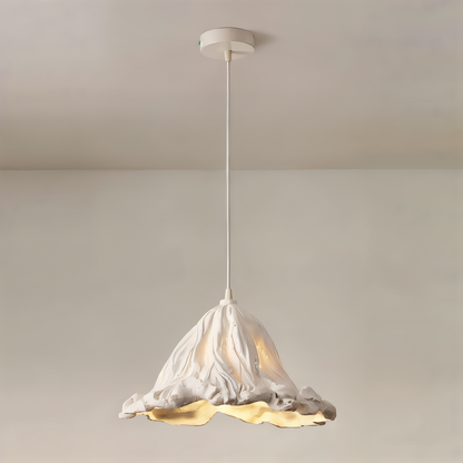Unique Resin Pendant Light with Natural Stone Look