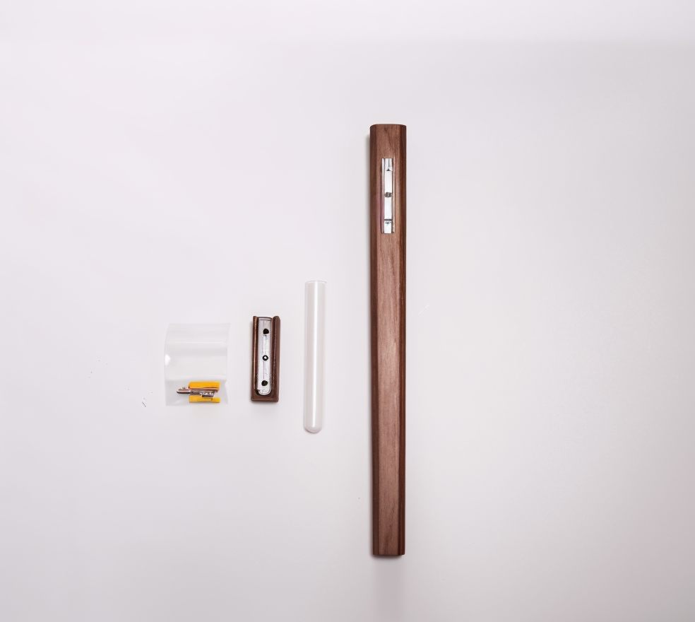 Natural Wood Wall Vase for Flower Decorating