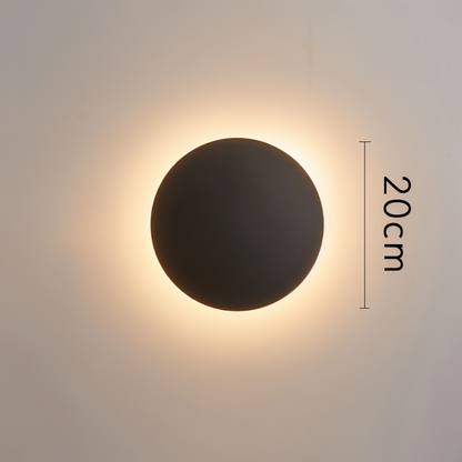 Sleek Round LED Wall Lamp