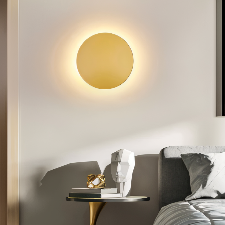 Sleek Round LED Wall Lamp