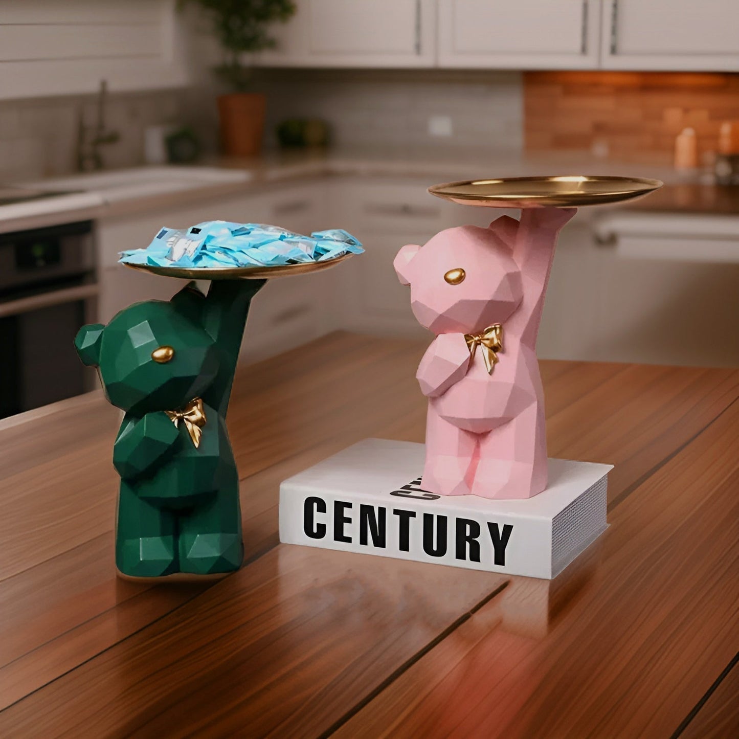 Cute Bear Shaped Serving Tray