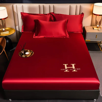 Luxurious Soft Satin Duvet Cover with Glossy Finish